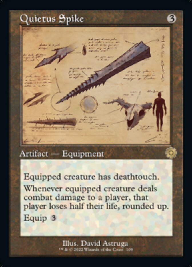 Quietus Spike (Retro Schematic) [The Brothers' War Retro Artifacts] | RetroPlay Games