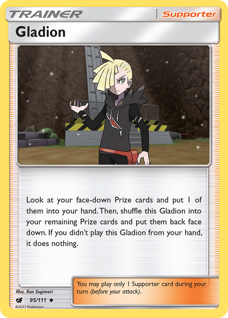 Gladion (95/111) [Sun & Moon: Crimson Invasion] | RetroPlay Games