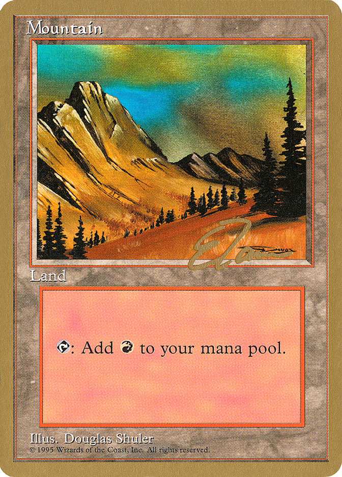 Mountain (et375) (Eric Tam) [Pro Tour Collector Set] | RetroPlay Games