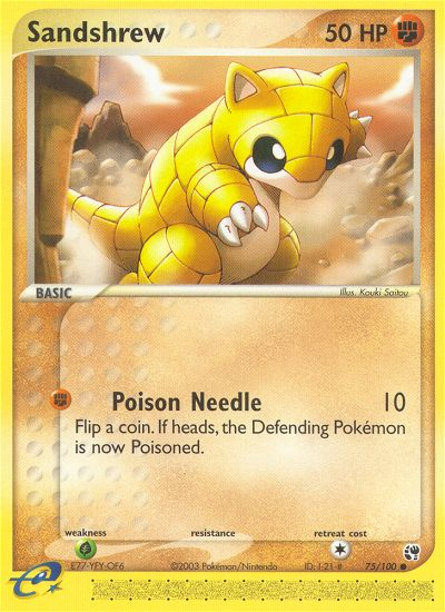 Sandshrew (75/100) [EX: Sandstorm] | RetroPlay Games