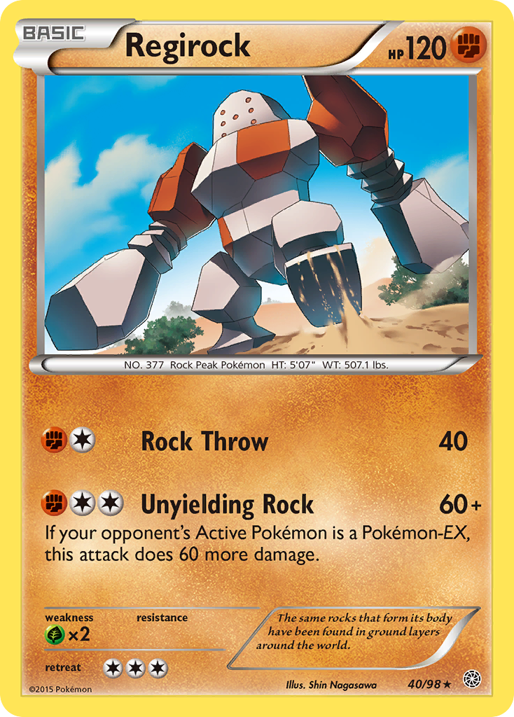 Regirock (40/98) [XY: Ancient Origins] | RetroPlay Games