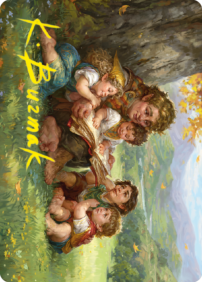 Samwise Gamgee Art Card (19/81) (Gold-Stamped Signature) [The Lord of the Rings: Tales of Middle-earth Art Series] | RetroPlay Games