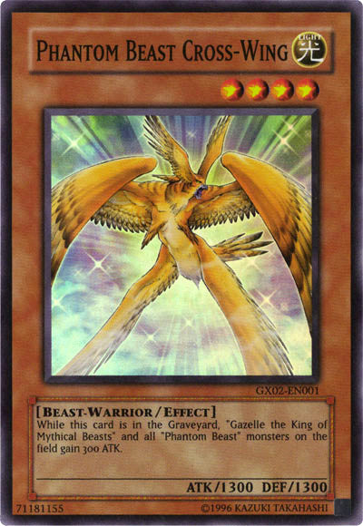 Phantom Beast Cross-Wing [GX02-EN001] Super Rare | RetroPlay Games