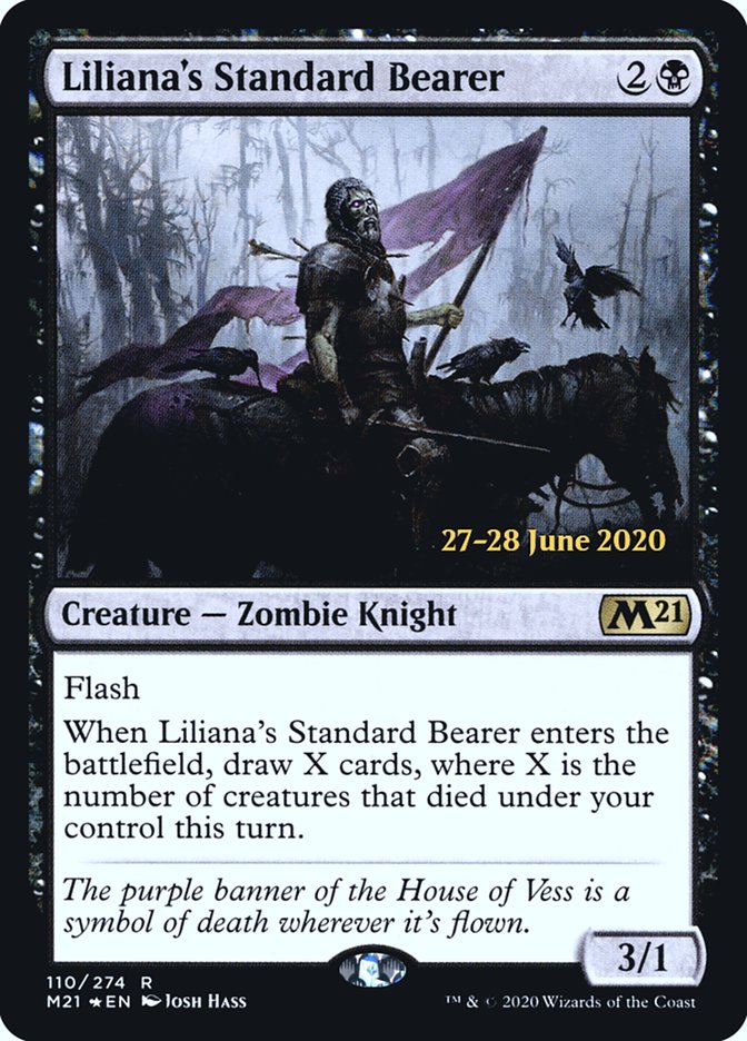 Liliana's Standard Bearer  [Core Set 2021 Prerelease Promos] | RetroPlay Games