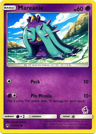 Mareanie (105/214) (Mewtwo Deck) [Battle Academy 2020] | RetroPlay Games