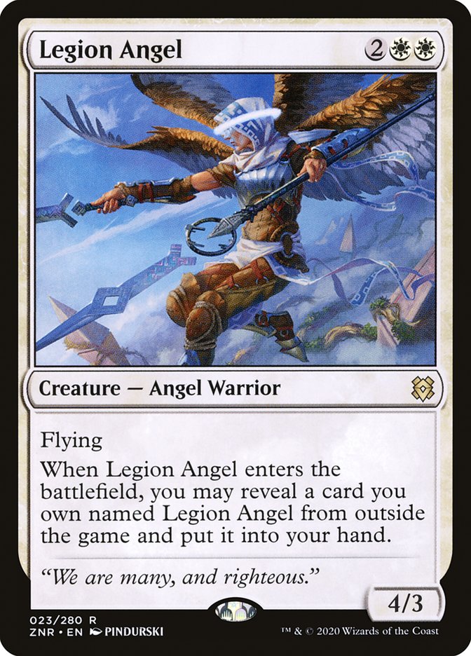 Legion Angel [Zendikar Rising] | RetroPlay Games