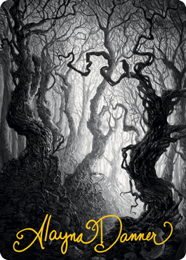 Forest 2 Art Card (Gold-Stamped Signature) [Innistrad: Midnight Hunt Art Series] | RetroPlay Games