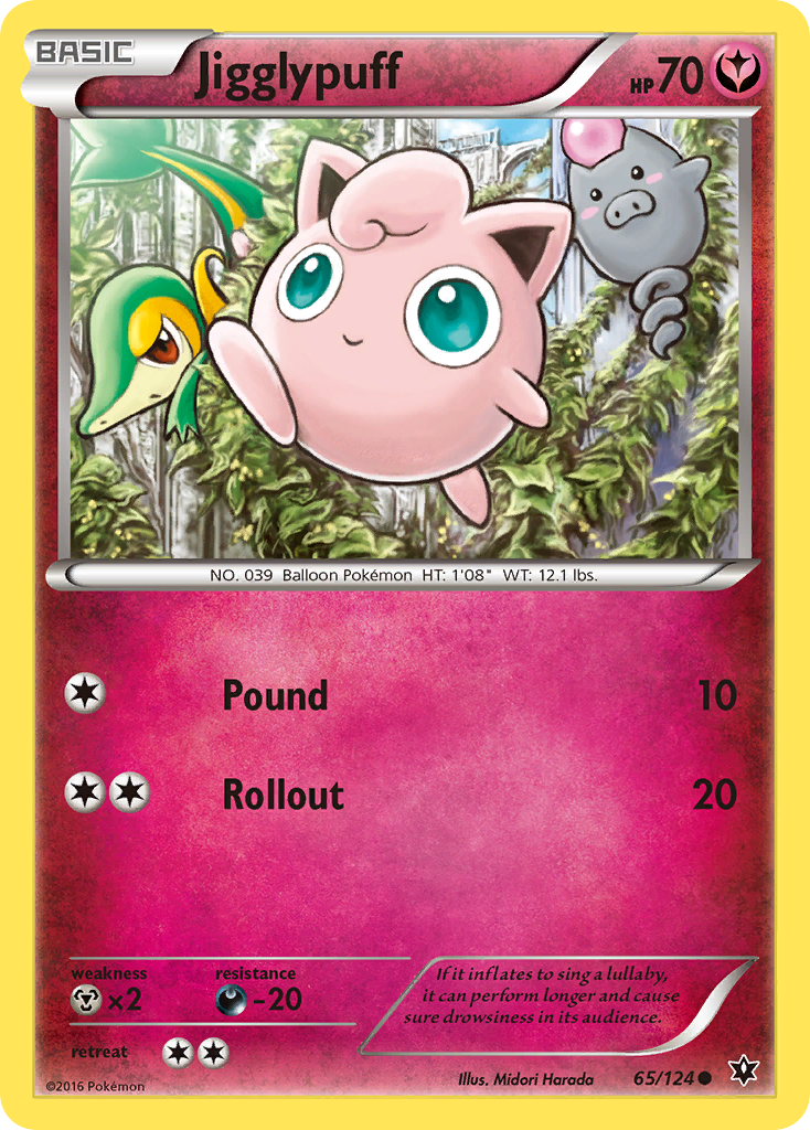 Jigglypuff (65/124) [XY: Fates Collide] | RetroPlay Games