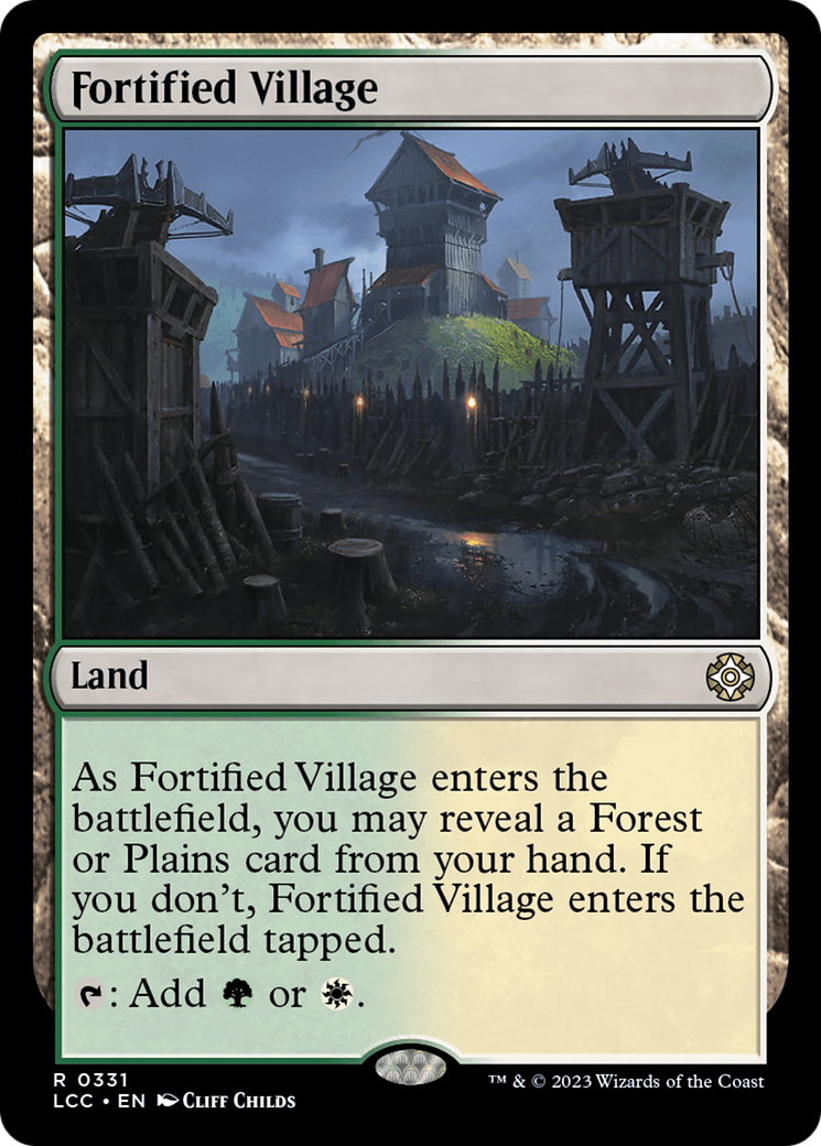 Fortified Village [The Lost Caverns of Ixalan Commander] | RetroPlay Games