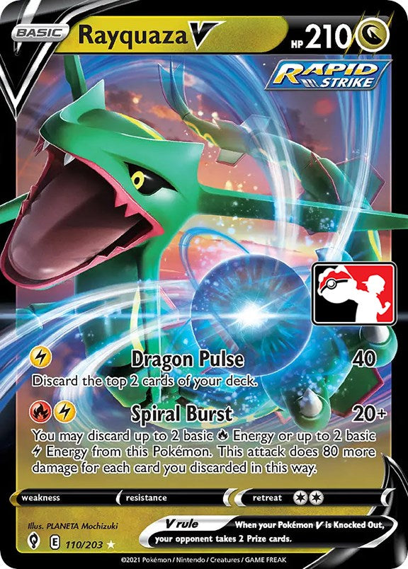 Rayquaza V (110/203) [Prize Pack Series One] | RetroPlay Games