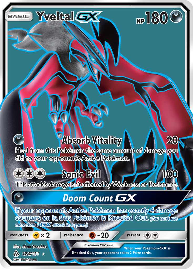 Yveltal GX (124/131) [Sun & Moon: Forbidden Light] | RetroPlay Games