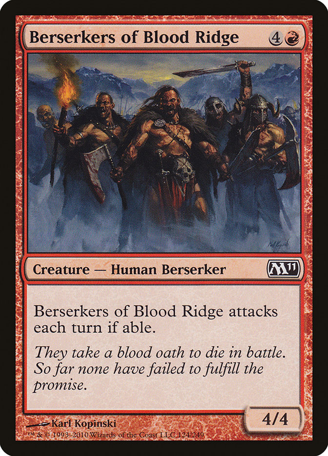 Berserkers of Blood Ridge [Magic 2011] | RetroPlay Games