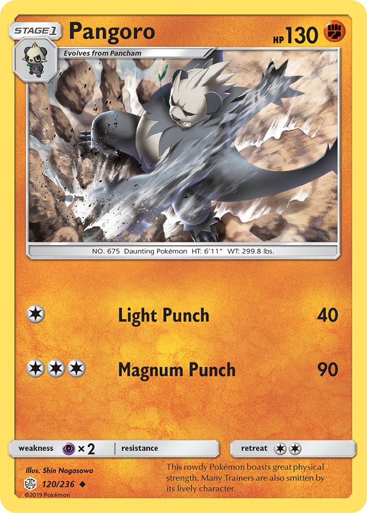Pangoro (120/236) [Sun & Moon: Cosmic Eclipse] | RetroPlay Games