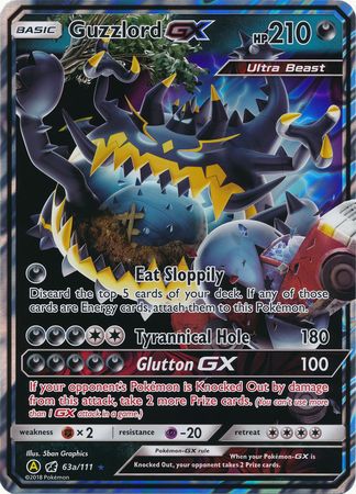 Guzzlord GX (63a/111) (Jumbo Card) [Sun & Moon: Crimson Invasion] | RetroPlay Games