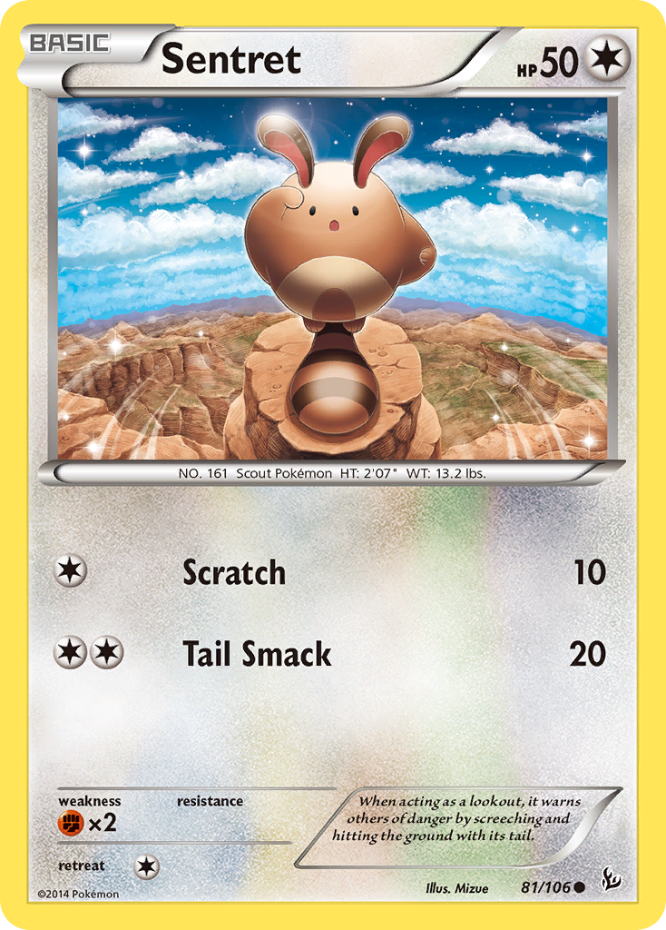 Sentret (81/106) [XY: Flashfire] | RetroPlay Games