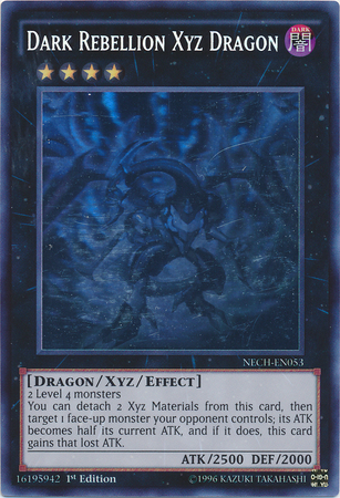 Dark Rebellion Xyz Dragon [NECH-EN053] Ghost Rare | RetroPlay Games