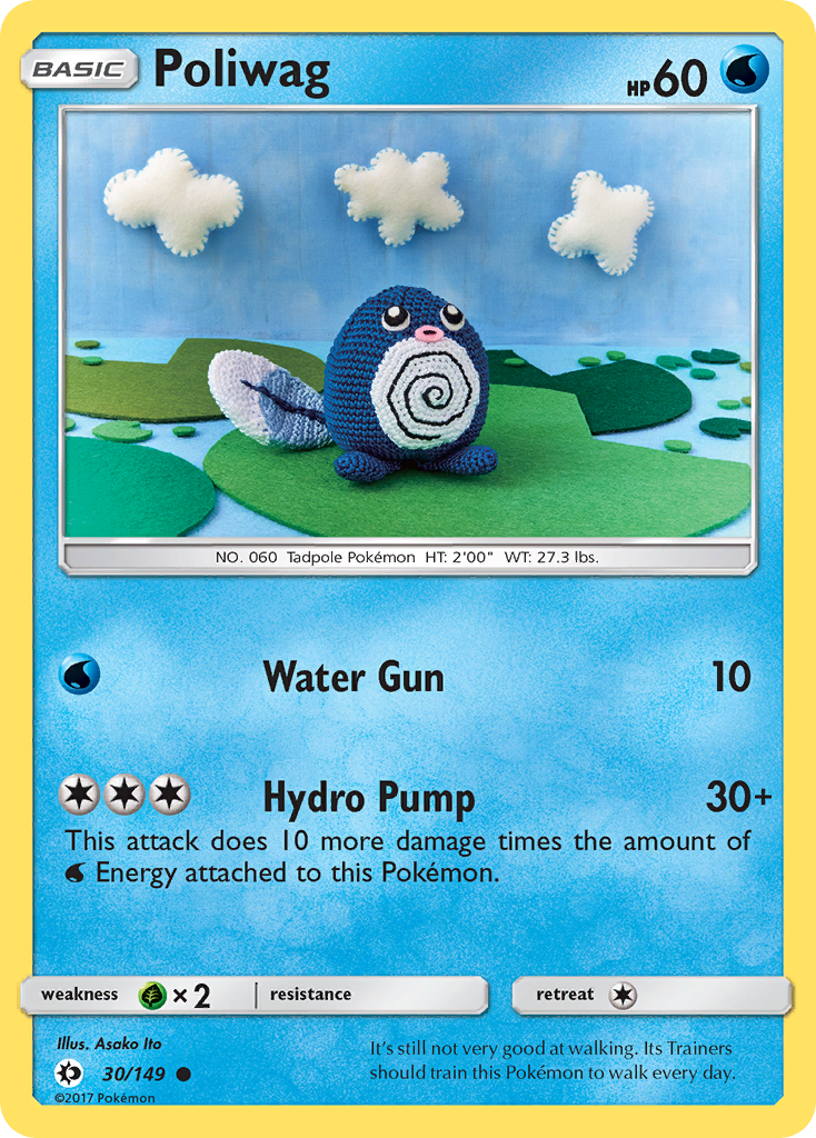 Poliwag (30/149) [Sun & Moon: Base Set] | RetroPlay Games