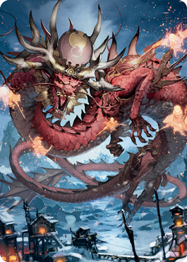 Atsushi, the Blazing Sky 2 Art Card [Kamigawa: Neon Dynasty Art Series] | RetroPlay Games