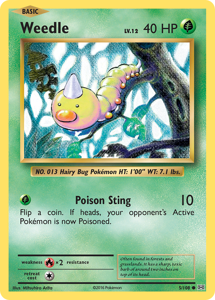 Weedle (5/108) [XY: Evolutions] | RetroPlay Games