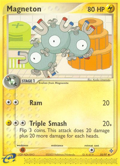 Magneton (35/97) [EX: Dragon] | RetroPlay Games