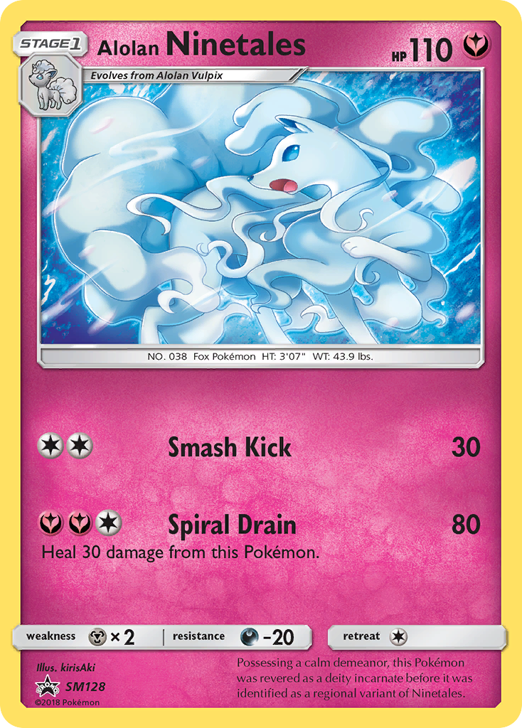 Alolan Ninetales (SM128) [Sun & Moon: Black Star Promos] | RetroPlay Games