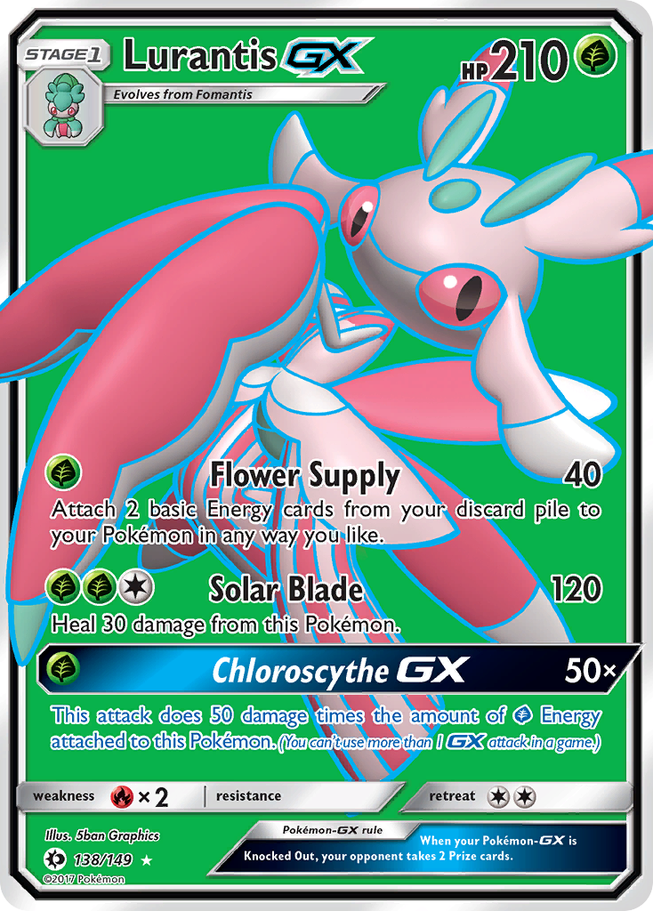 Lurantis GX (138/149) [Sun & Moon: Base Set] | RetroPlay Games