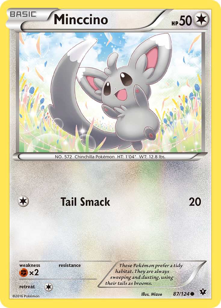 Minccino (87/124) [XY: Fates Collide] | RetroPlay Games