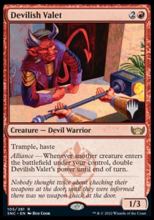 Devilish Valet (Promo Pack) [Streets of New Capenna Promos] | RetroPlay Games