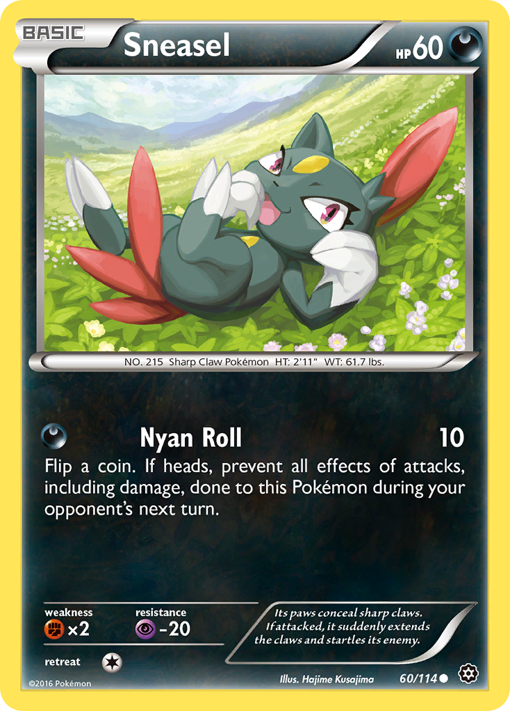Sneasel (60/114) [XY: Steam Siege] | RetroPlay Games