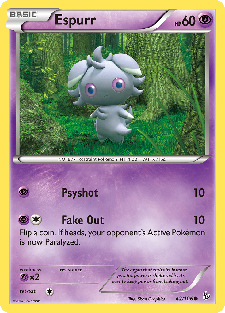 Espurr (42/106) [XY: Flashfire] | RetroPlay Games