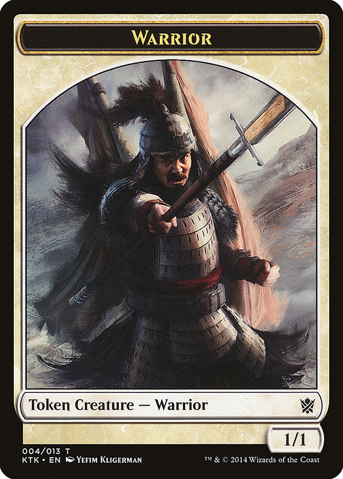 Warrior (004/013) [Khans of Tarkir Tokens] | RetroPlay Games