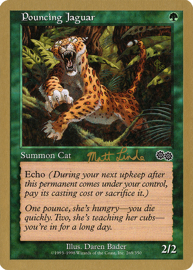 Pouncing Jaguar (Matt Linde) [World Championship Decks 1999] | RetroPlay Games