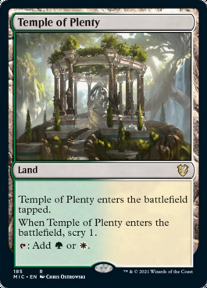 Temple of Plenty [Innistrad: Midnight Hunt Commander] | RetroPlay Games