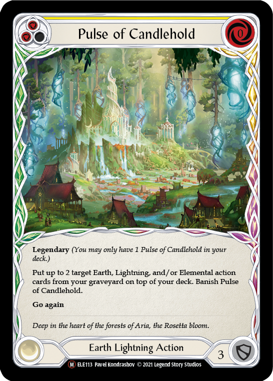 Pulse of Candlehold [U-ELE113] (Tales of Aria Unlimited)  Unlimited Rainbow Foil | RetroPlay Games