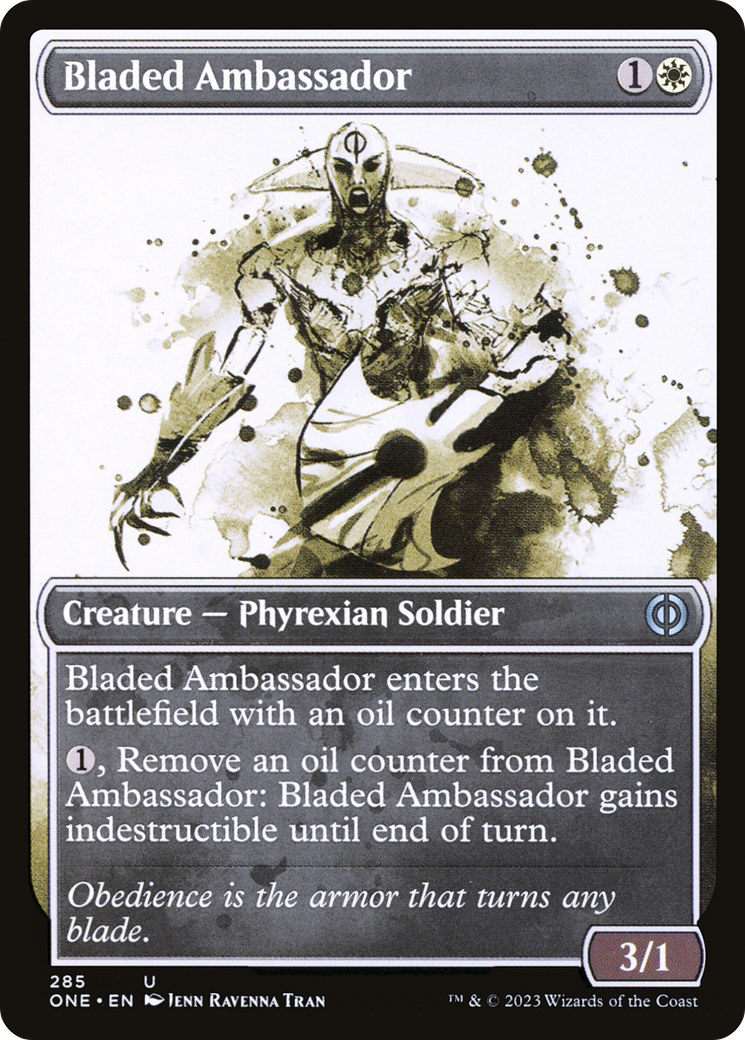Bladed Ambassador (Showcase Ichor) [Phyrexia: All Will Be One] | RetroPlay Games
