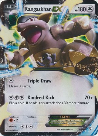 Kangaskhan EX (78/106) (Jumbo Card) [XY: Flashfire] | RetroPlay Games