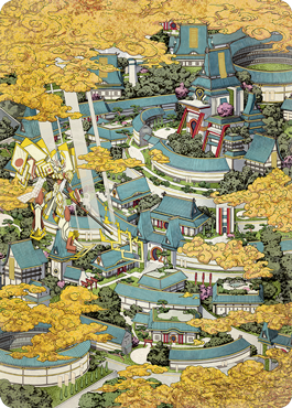 Plains 2 Art Card [Kamigawa: Neon Dynasty Art Series] | RetroPlay Games