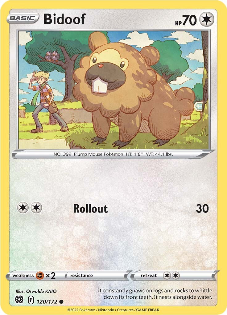 Bidoof (120/172) [Sword & Shield: Brilliant Stars] | RetroPlay Games