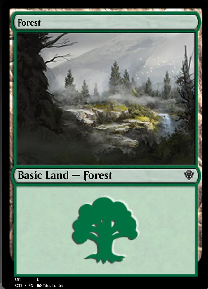 Forest (351) [Starter Commander Decks] | RetroPlay Games