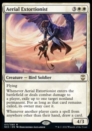 Aerial Extortionist (Promo Pack) [Streets of New Capenna Commander Promos] | RetroPlay Games