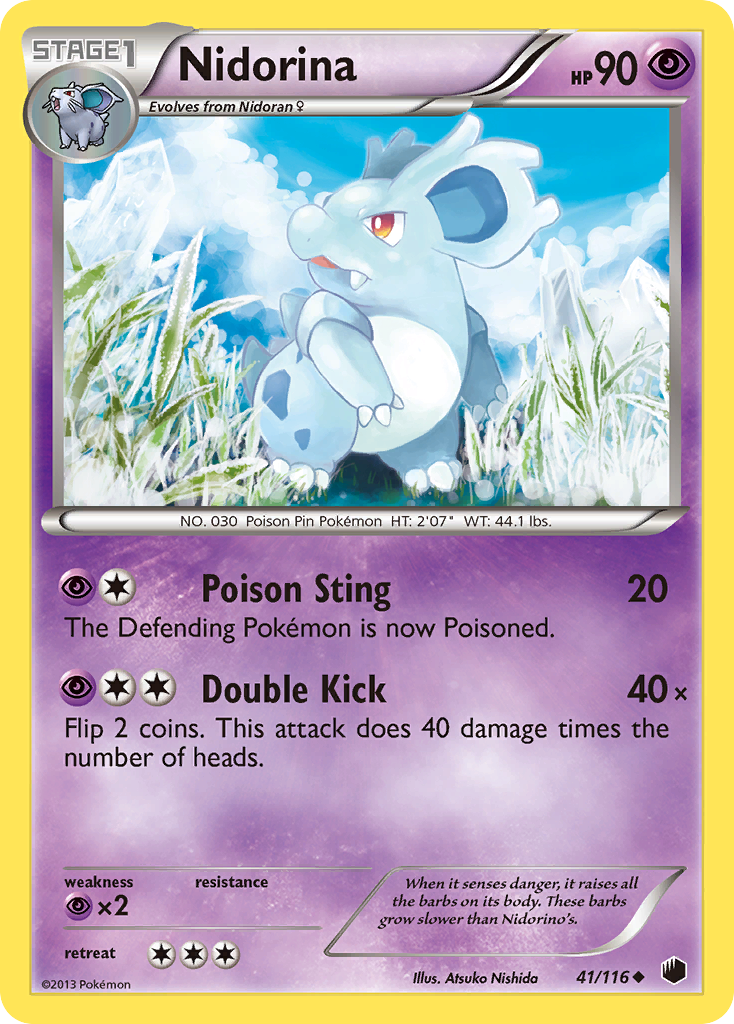 Nidorina (41/116) [Black & White: Plasma Freeze] | RetroPlay Games