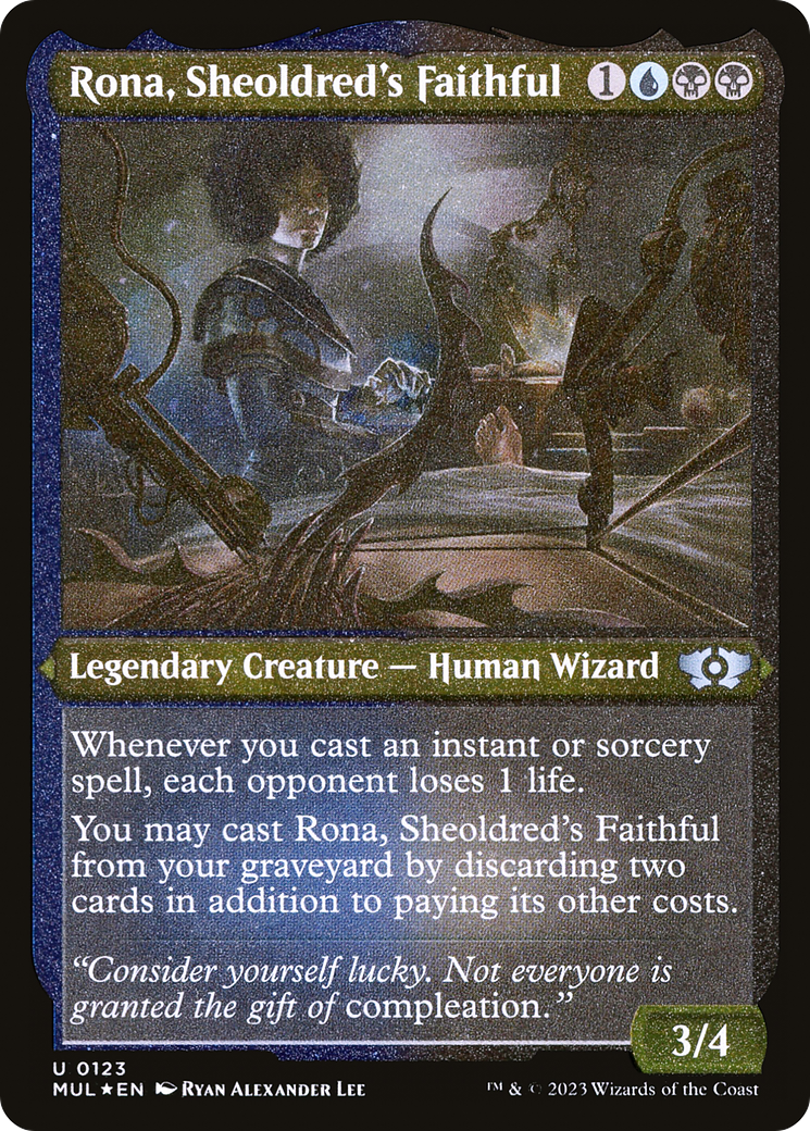 Rona, Sheoldred's Faithful (Foil Etched) [Multiverse Legends] | RetroPlay Games