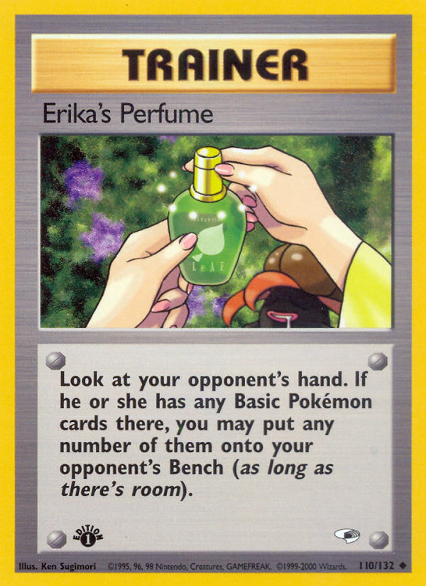 Erika's Perfume (110/132) [Gym Heroes 1st Edition] | RetroPlay Games