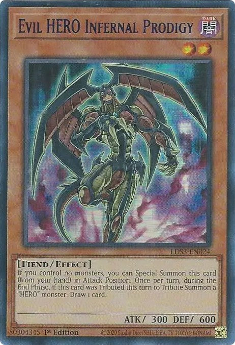 Evil HERO Infernal Prodigy (Blue) [LDS3-EN024] Ultra Rare | RetroPlay Games