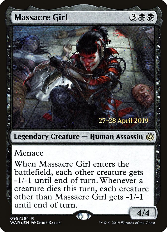 Massacre Girl  [War of the Spark Prerelease Promos] | RetroPlay Games