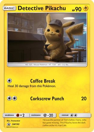 Detective Pikachu (SM190) [Sun & Moon: Black Star Promos] | RetroPlay Games