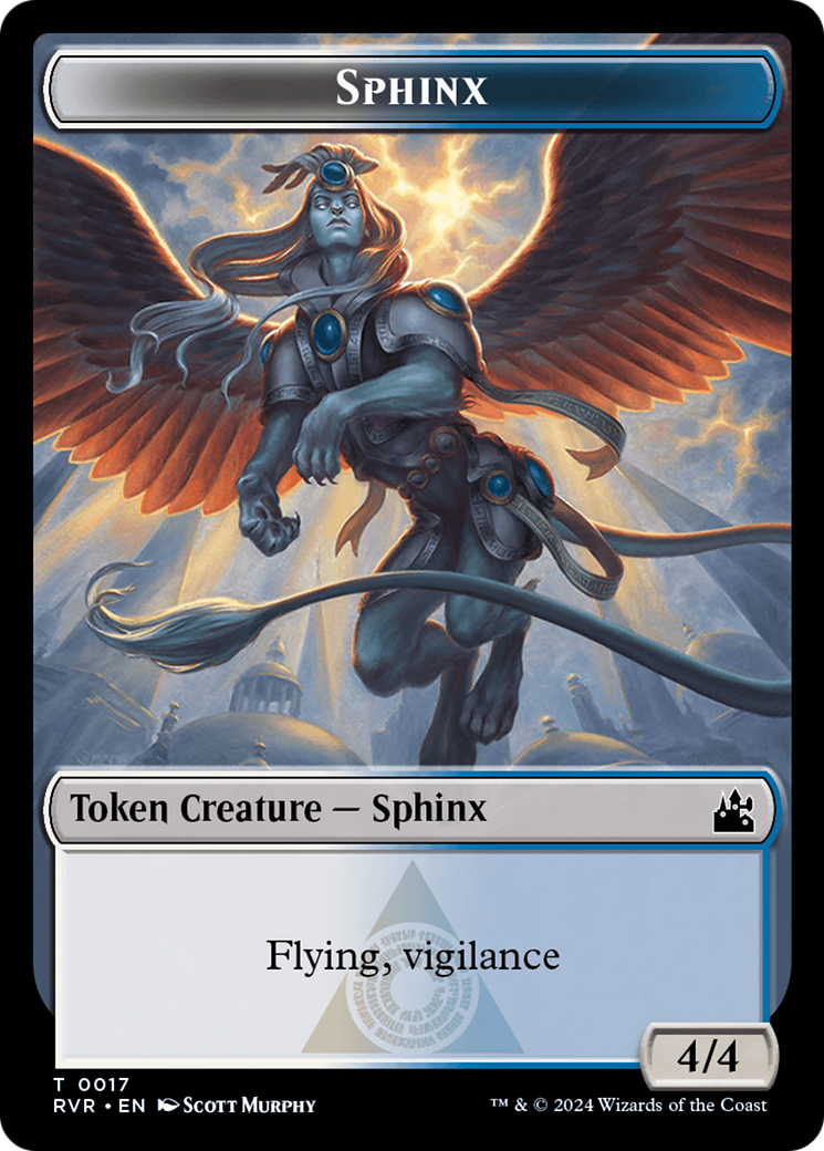 Sphinx Token [Ravnica Remastered Tokens] | RetroPlay Games