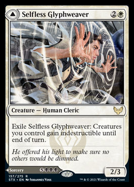 Selfless Glyphweaver // Deadly Vanity [Strixhaven: School of Mages] | RetroPlay Games