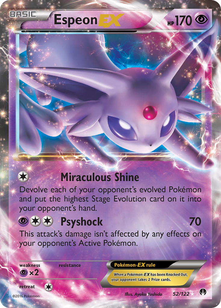 Espeon EX (52/122) [XY: BREAKpoint] | RetroPlay Games