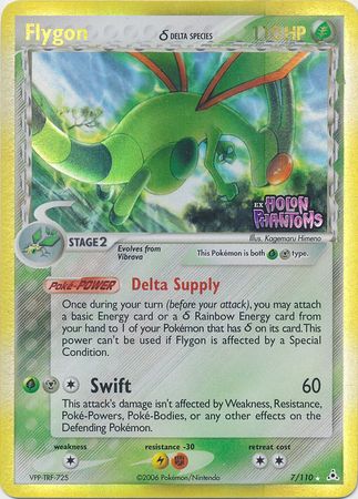 Flygon (7/110) (Delta Species) (Stamped) [EX: Holon Phantoms] | RetroPlay Games